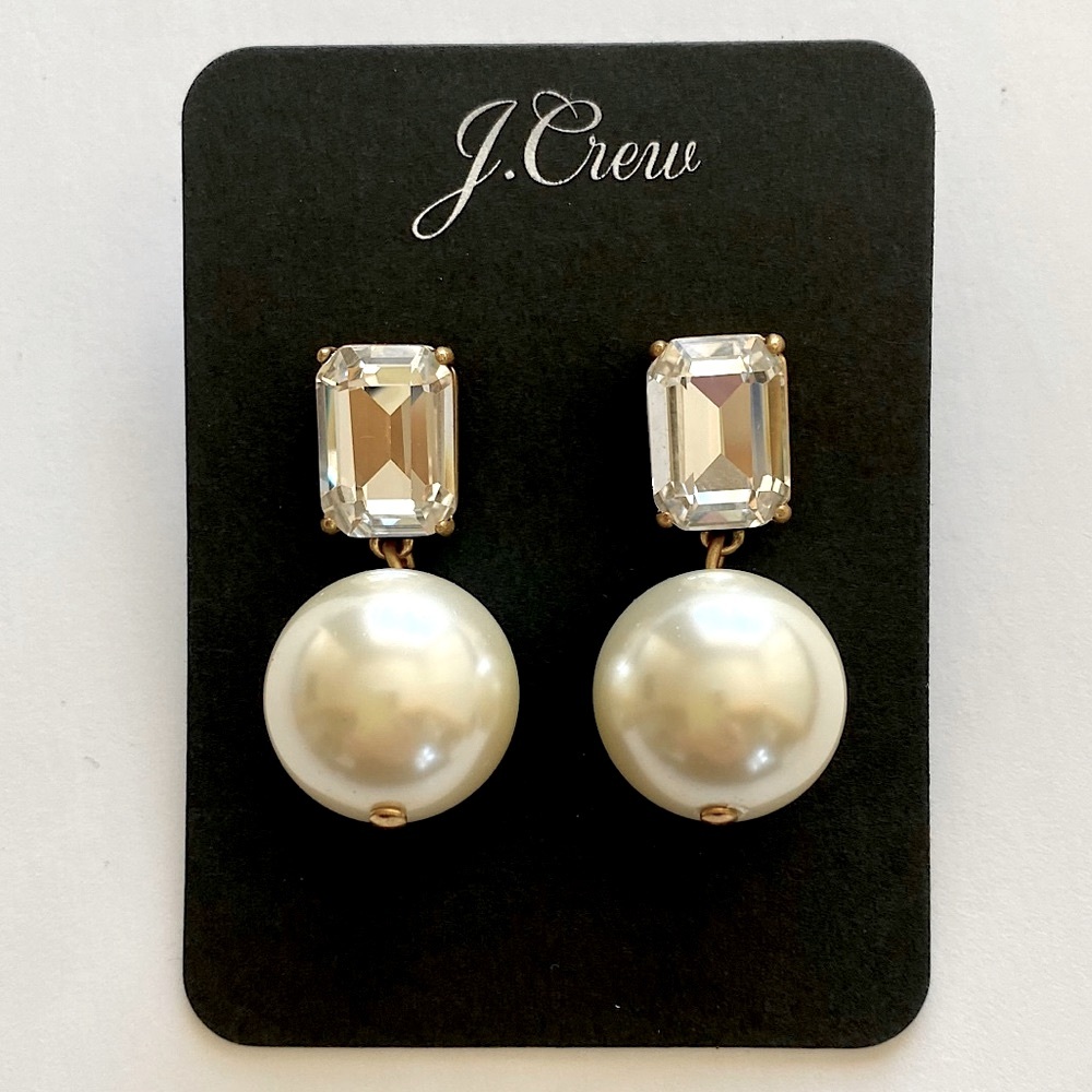 J. Crew Pearl Drop Earrings NWT